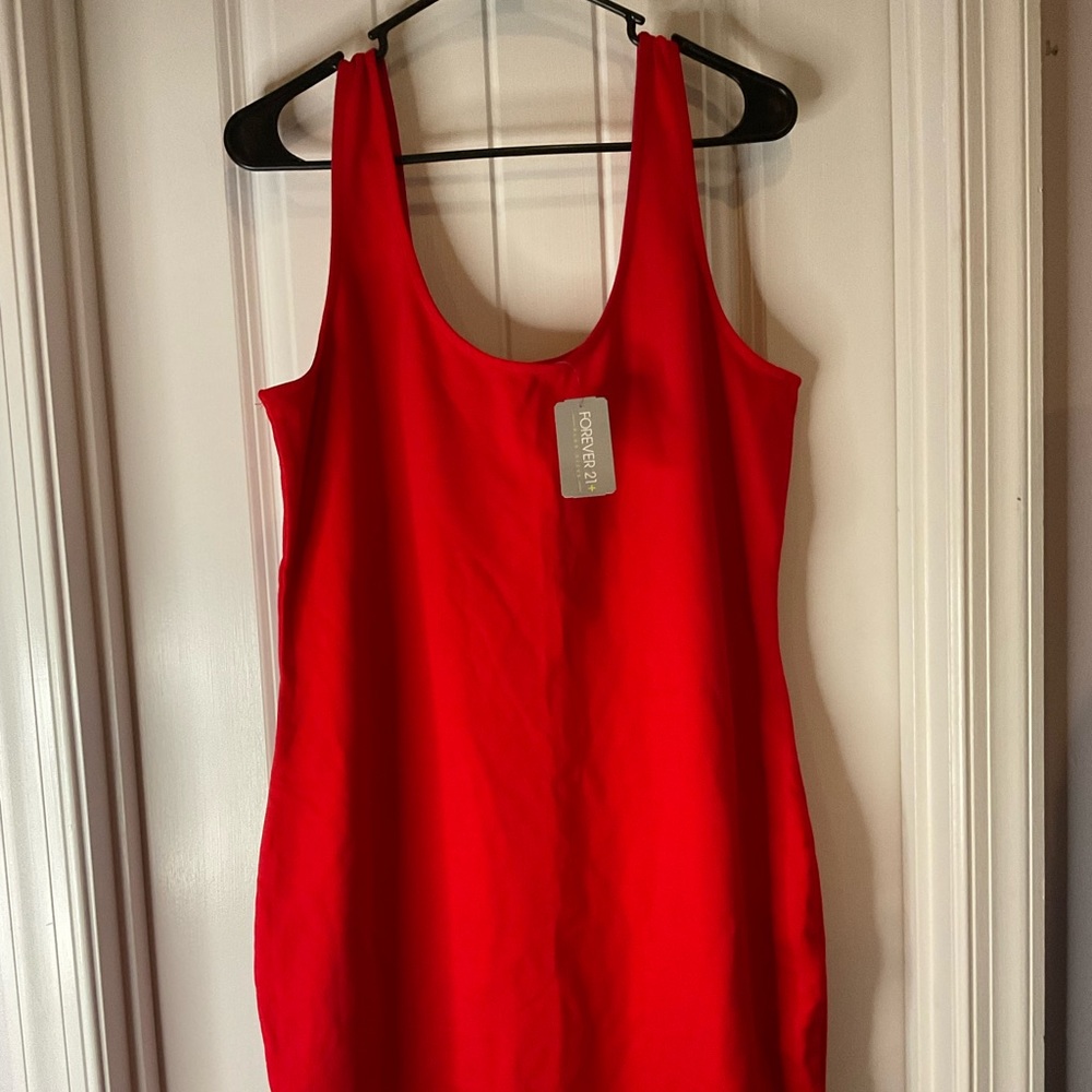 Basic Red BodyCon mini dress